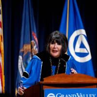 President Mantella speaks at podium